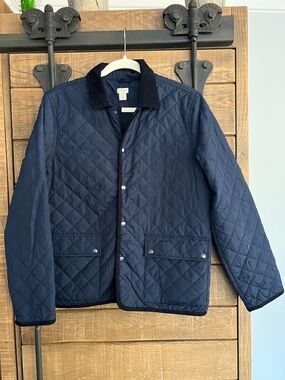 Crewcuts Quilted Navy Lightweight Jacket